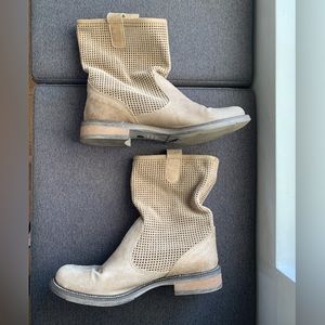 Charles David Tan suede booties-Women’s size 8.5 (39)